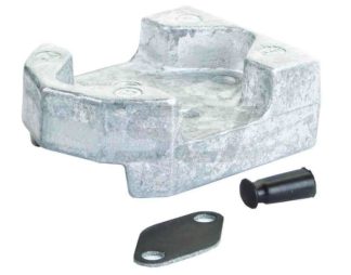 Zinc Anode Lower Transom, Replaces OE#821631